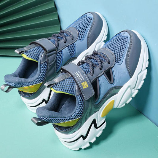 Boys Sneakers Kids Running Shoes Outdoor Hollow Sole Children Shoes Bounce Design Girls Tenis Infantil School Sport Shoes