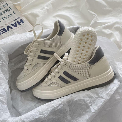 Mesh Small White Shoes Women's Mesh Breathable All-match Student Casual Sports Shoes Korean Retro Sneakers