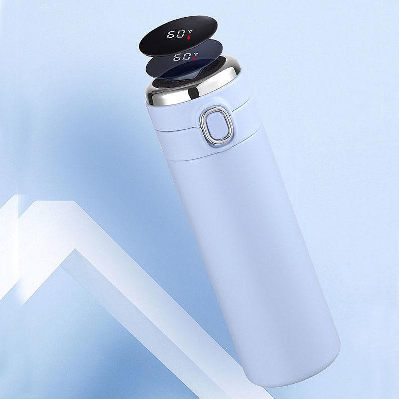 Insulation Water Cup Display Temperature Female Korean Version Cute High-value 304 Stainless Steel Portable Cup