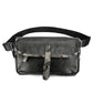 Retro Waist Bag Men Color Matching Mobile Phone Bag Outdoor Leisure Sports Riding Shoulder Bag