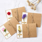 10 Mother's Day Cards Creative Handmade Activities Small Cards Thank You Message Cards Birthday Wishes Dried Flower Cards
