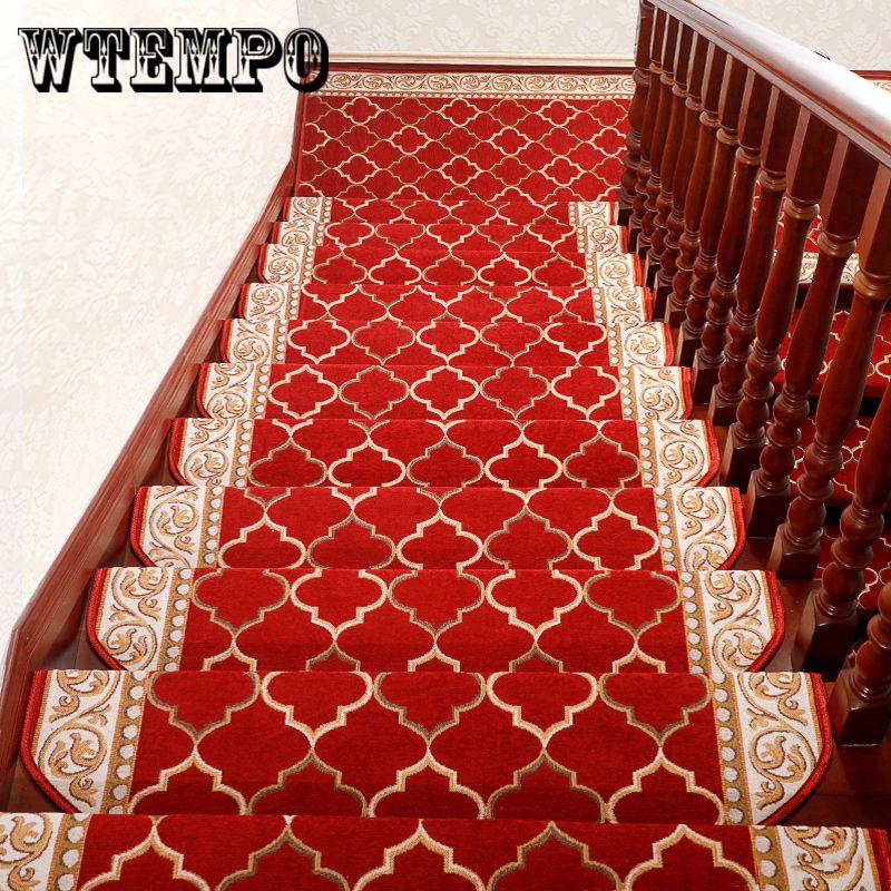 1pcs  Stair Treads Anti-Slip Stair Carpet Step Floor Staircase Rug Mat Self-adhesive  Rugs