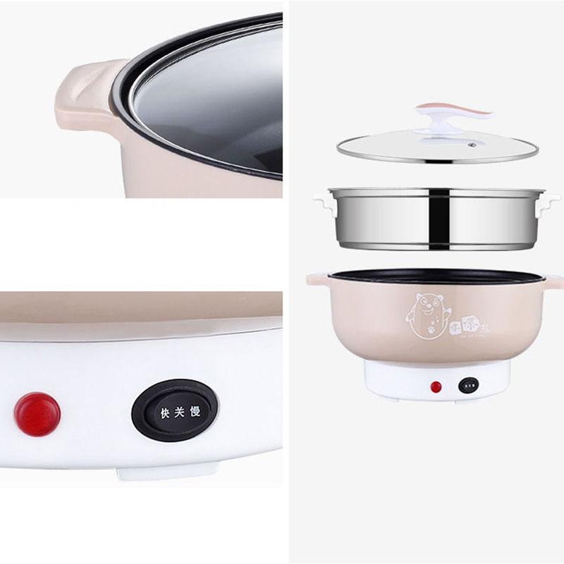 Electric Frying Pan Multi-function Electric Pot Student Dormitory Mini Electric Skillet Small Electric Pot Household Non-stick Pot