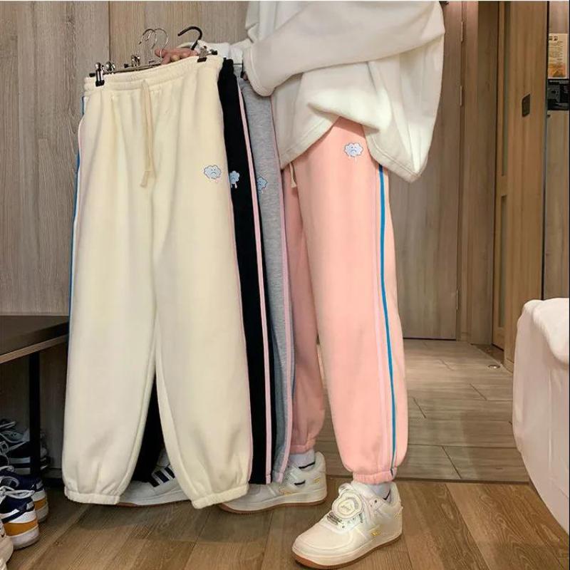 Extra-large Student Sports Pants for Men and Women Loose Spring and Summer Salt Casual Pants