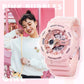 Student Sports Watch Silicone Strap Luminous Waterproof LED Digital Alarm Clock Outdoor Women Watch