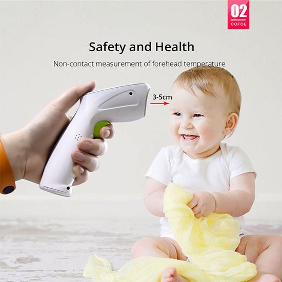 Medical Infrared Thermometer Forehead Portable Non-contact Handheld Temperature Measure IR Device