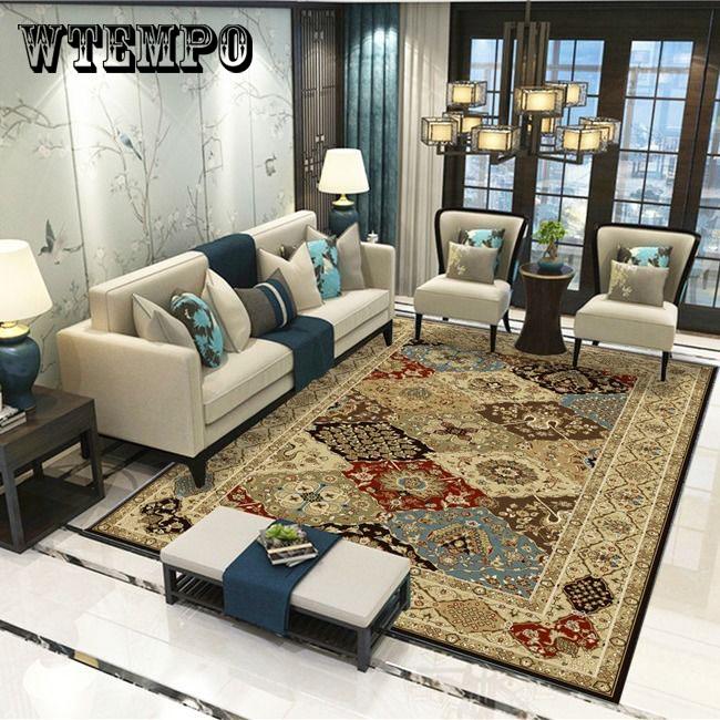 Morocco Style Modern Large Carpets For Living Room Vintage Ethnic Soft Bedroom  Carpet