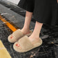 Fashionable Furry Cotton Slippers Ladies Slippers Keep Warm In Autumn and Winter Leisure Home Furnishing
