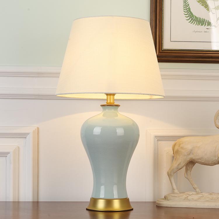 Table Lamp Bedside Lamp Ceramic Lamp Generous Luxury Table Lamps for Living Room Bedroom Led Lamps