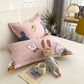 Pure Cotton Pillowcase Cute Cartoon Printing Pillowcase Bedroom Bed Double Pillowcase 48*74cm