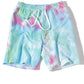 Summer Thin Five-point Tie-dye Shorts for Men and Women Couples Cotton Terry Breathable Hip-hop Loose Trend Five-point Pants Trend