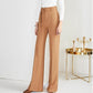 Long Wide-leg Pants Women Spring and Autumn Straight-leg Pants Khaki High-waist Korean Style Mopping Pants with A Sense of Thinness and Loose Pants