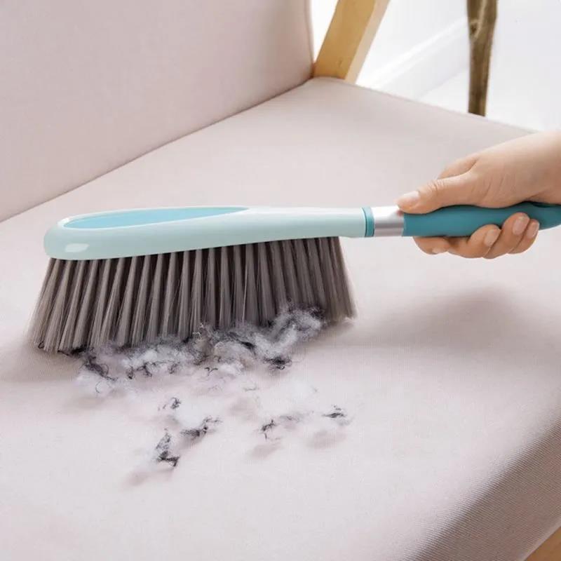 Household Long-handled Bed Sweeping Brush Bed Sweeping Broom Fur Dust Removal Brush Sofa Carpet Cleaning Brush Bed Sweeping Artifact