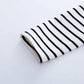 Girls Striped Bottoming Shirt Plush Thick Warm Clothing Wear A Long-sleeved Half-high Collar Top In Autumn and Winter