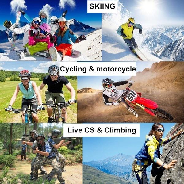WTEMPO UV Protection Windproof Motorcycle Goggles Cycling Dirt Bike ATV Glasses Eyewear PFS
