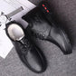 Winter Plus Velvet Thick Men's Cotton Shoes Thick-soled Non-slip Men's Casual High-top Warm Cotton Shoes Dad Shoes