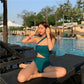 Sexy Bikini One Piece Sexy Cutout Backless Swimsuit Vacation Swimsuit Women's Swimwear