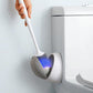 Bathroom Toilet Brush Wall-mounted New Toilet Brush Household Brush No Dead Ends Multi-function Toilet Brush with Base