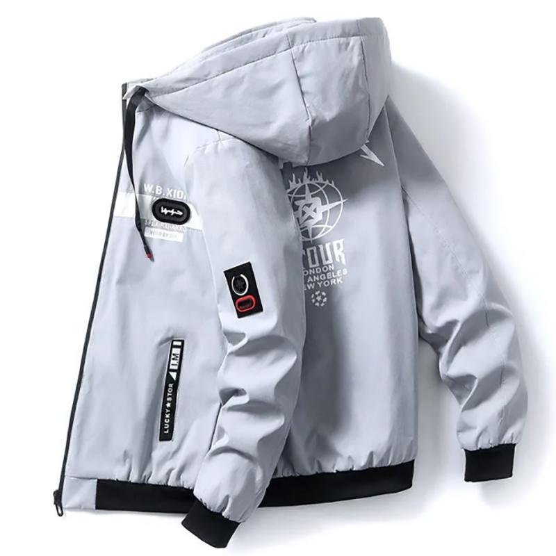 Autumn Jacket Men's Tide All-match Early Autumn Clothes Men's Hooded