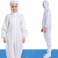 Anti-static Clothing Siamese Hooded Dust-free Isolation Protective Clothing White Blue Washable