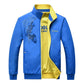 Autumn Men Jacket Coat Stand Collar Casual Sportwear Solid Zipper Outwear Bomber Jacket Male Coats