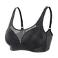 Women Thin No Steel Ring Large Size Anti-Sagging Glossy Fashion Style Top Support Breathable Sports Yoga Sweat-absorbing Soft and Comfortable Bra