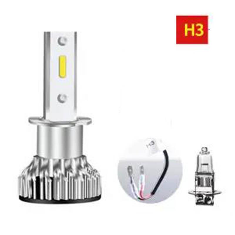 Car Headlight LED Headlights Strong Light 12V24V 200W Super Bright Condenser 9005 9006 H4 High and Low Beam Light Integrated H7 H3 H1 H8 H9 Auto Parts