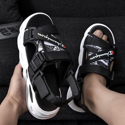 Summer Men's Breathable Sandals Men's Non-slip Dual Purpose Sandals Beach Shoes