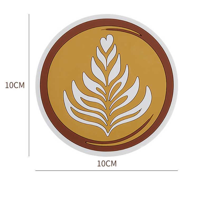 4 Packs of Nordic Coffee Pad Creative Insulation Pad Coaster Restaurant Simple Thickened Coaster