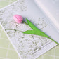 Tulip Simulation Flowers Living Room Table Furnishings Home Arrangement Decorative Flowers Wedding Natural Tulip Latex PU