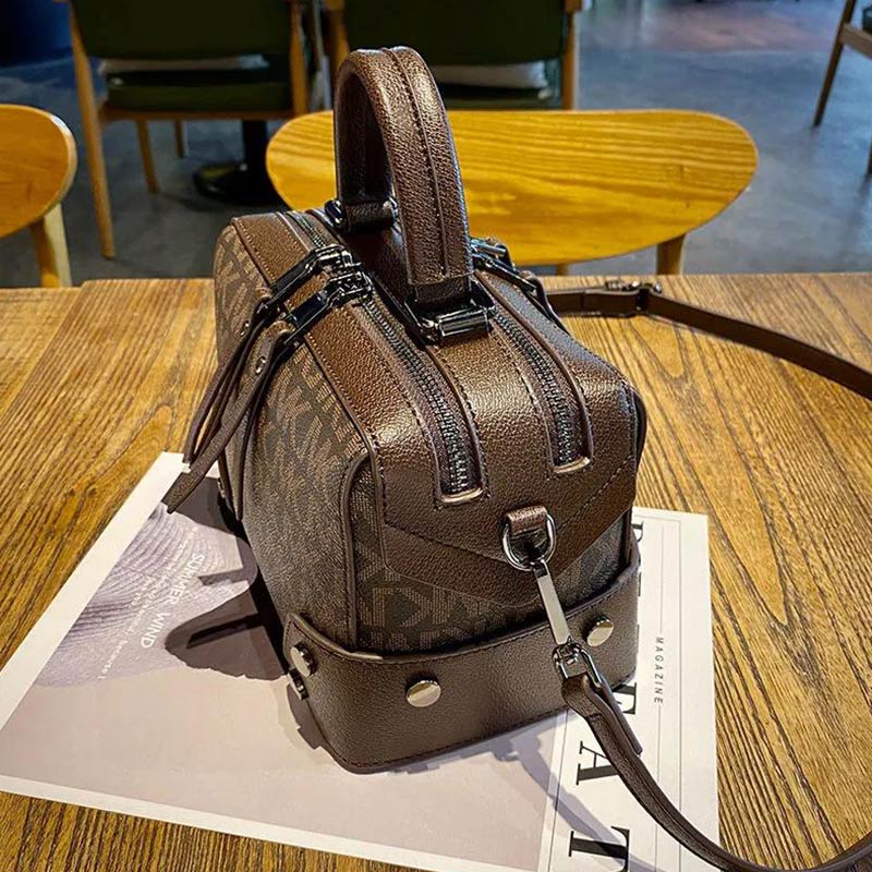 Bags Women's Bags Net Red Messenger Bag Printing Shoulder Fashion Ladies Portable Boston Pillow Bag
