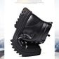 Winter Men's Genuine Leather Boots Wool Inner Thickening High-top Warm Ankle Boots  Business Leather Shoes Snow Boots