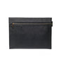 Business Briefcase Men PU Leather Zipper Buckle Waterproof A4 Paper Ipad Bags Handbag Clutch Bag