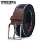 Men /women Belt High Quality Nylon Braided Elastic Belt  Outdoor Sport Simple Practical