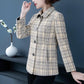 Mother's Woolen Coat Spring and Autumn Women's Short Small Suit Middle-aged and Elderly Woolen Top