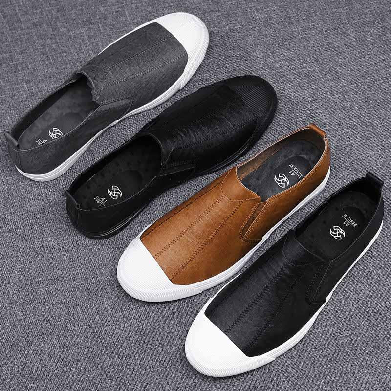 Plus Size 38-44 Summer Men Leather Sneakers Comfortable Deodorant Running Basketball Shoes Breathable Shockproof Non-slip Shoes