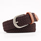 Belt Women Causal Leather Cover Buckle Woven Elastic Stretch Golf Wide Canvas Belts