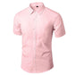 Men's Short-sleeved Business Shirts Plus Fat Plus Size Occupational Formal Wear Men's Casual Suit Shirts