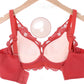 Non-magnetic Non-steel Ring Small Breasts Big Gathered Bra Bra Top Support Thick Perforated Breathable High-end Underwear