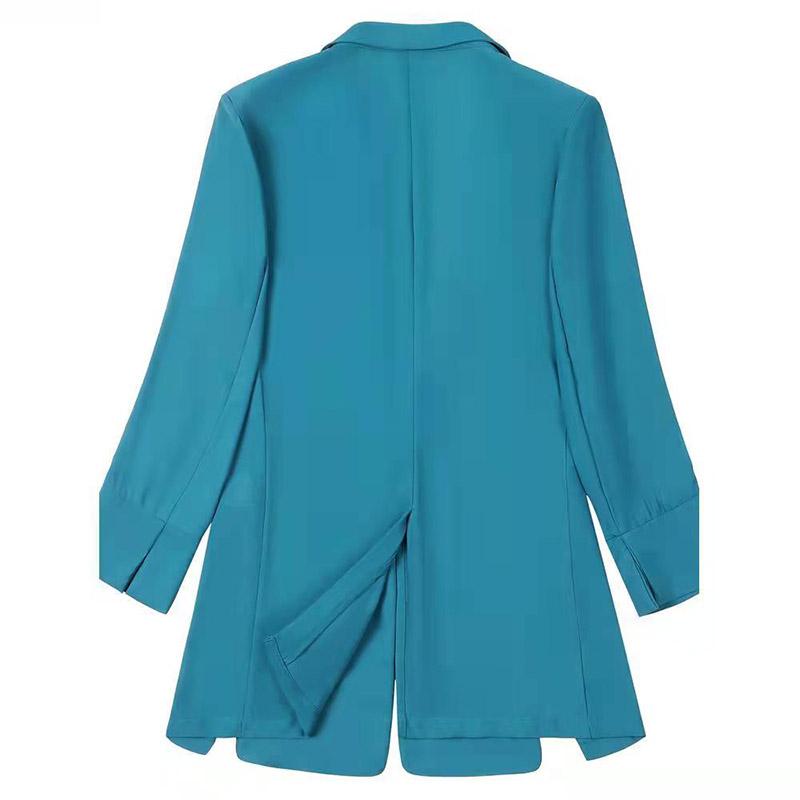 Women's Summer Thin Suit Jacket High-end Design Suit Sunscreen Top Mid-length Air-conditioning Cardigan Loose Sunscreen