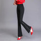 Casual Bootcut Pants Women's Spring and Summer High-waist Breathable Loose Wide-leg Thin Flared Pants