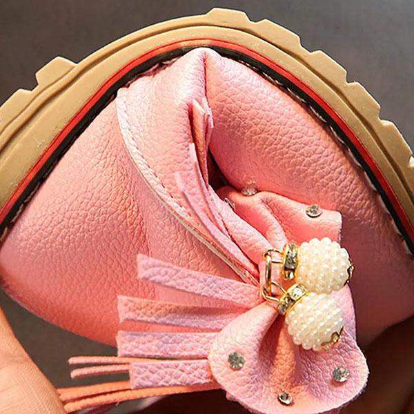Children's Winter Waterproof Snow Boots Children's Plus Velvet Warm Girls Cotton Shoes Soft Bottom Non-slip Boots