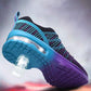 Women Walking Shoes Running Mesh Shoes Fashion Platform Slip-On Sneaker Air Cushion Gym Modern Dance Shoes