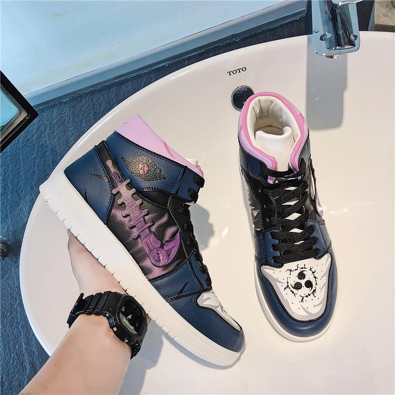 Naruto Casual Men's Sports Shoes Handsome Fashion Flat Shoes Put on As A Ninja