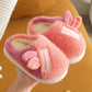 Parent Child Children's Cotton Slippers Autumn and Winter New Thickened Plush Soft Bottom Cartoon Fashion Children's Wool Slippers At Home