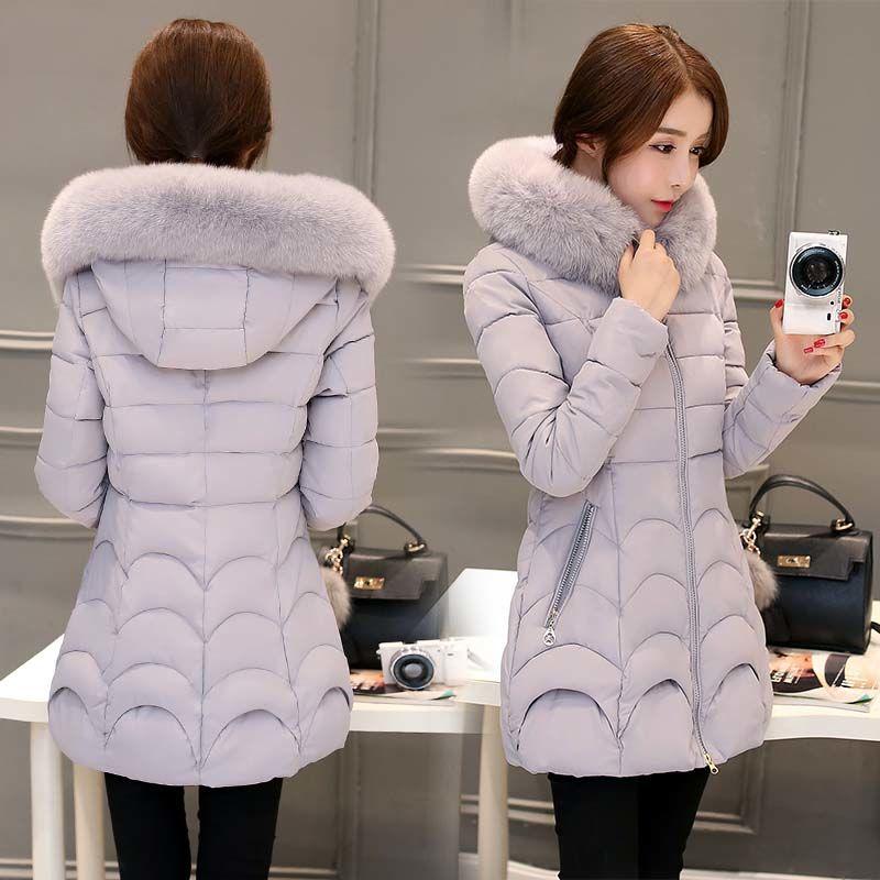 Fake Fur Parkas Women Down Jacket  Winter Jacket Women Thick Snow Wear Winter Coat Lady Clothing Female Jackets Parkas