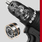 Industrial Cordless Drill Set 128Vf Two-speed Electric Screwdriver Rechargeable Motor  Tools