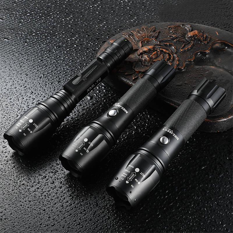 P70 Flashlight Strong Light Rechargeable Ultra-bright Long-range Special Forces Field Outdoor Household Xenon Small Led Light