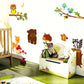 Bedroom Children's Room Animal Collection Removable Wall Stickers Kindergarten Animal Zoo Wallpaper