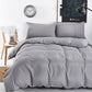 4pcs/set Solid Color Bedding Set Duvet Cover Bedding Sheet Pillowcase 4 Pieces Set